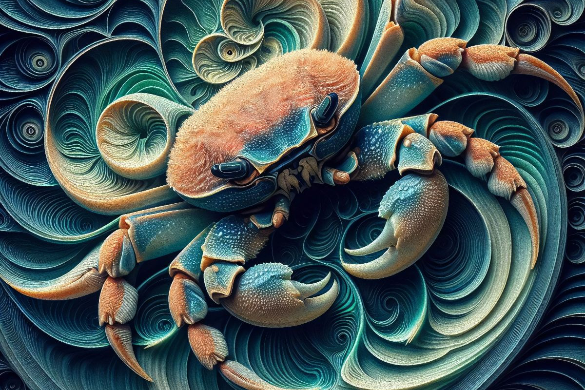 Sternzeichen Krebs im Spiralmeer