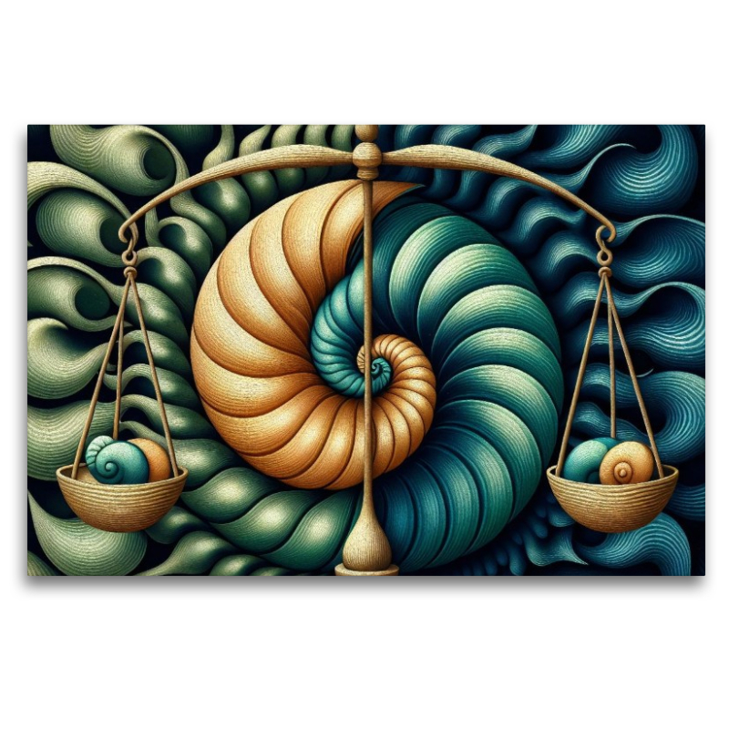 Sternzeichen Waage der Spiralen