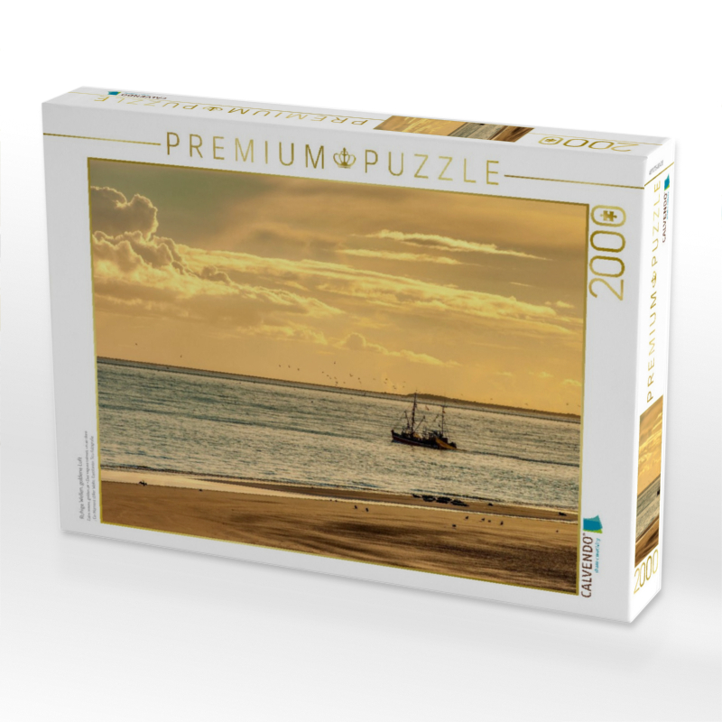 Ruhige Wellen, goldene Luft