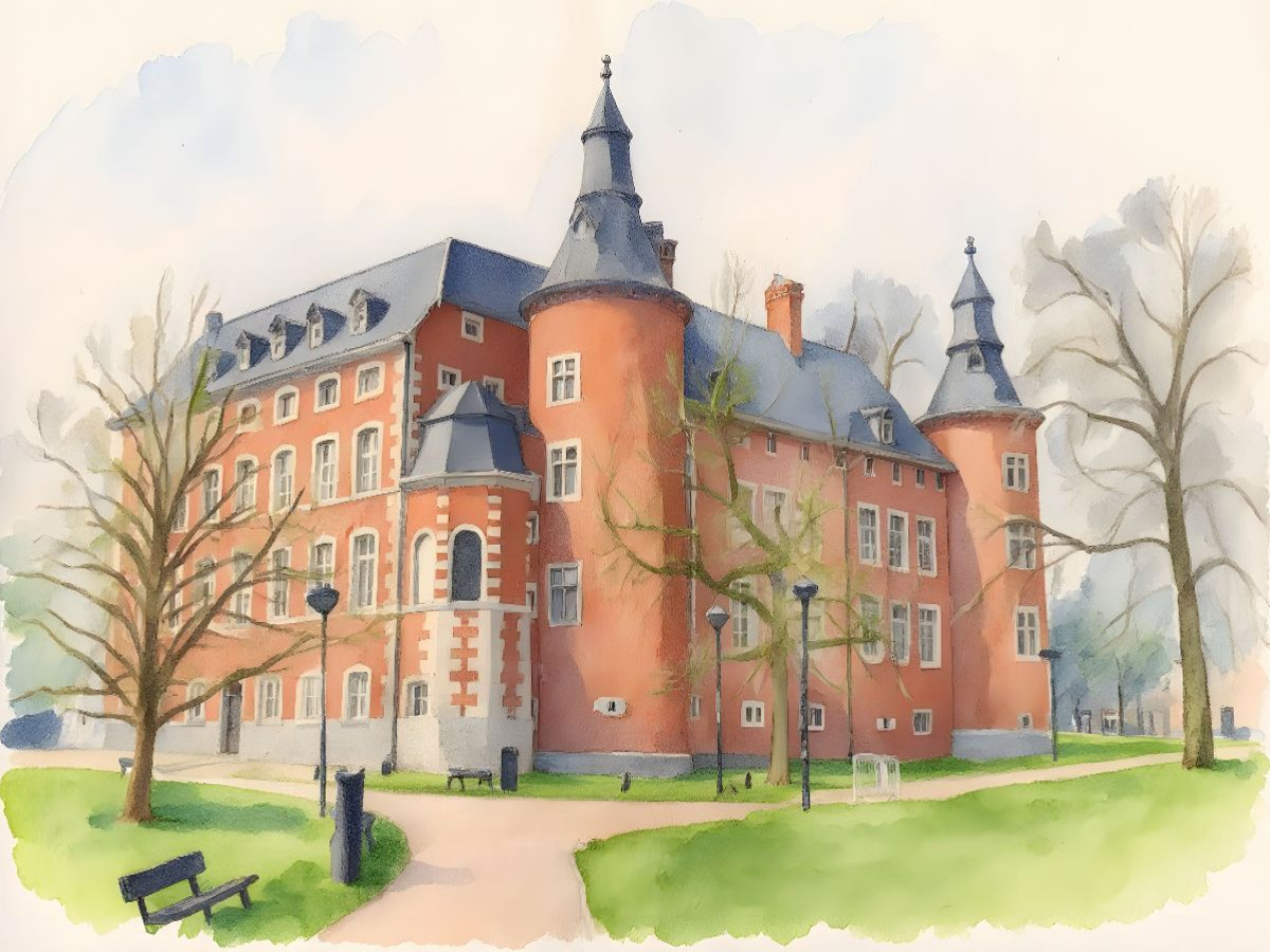 Castle of Monceau-sur-Sambre Charleroi