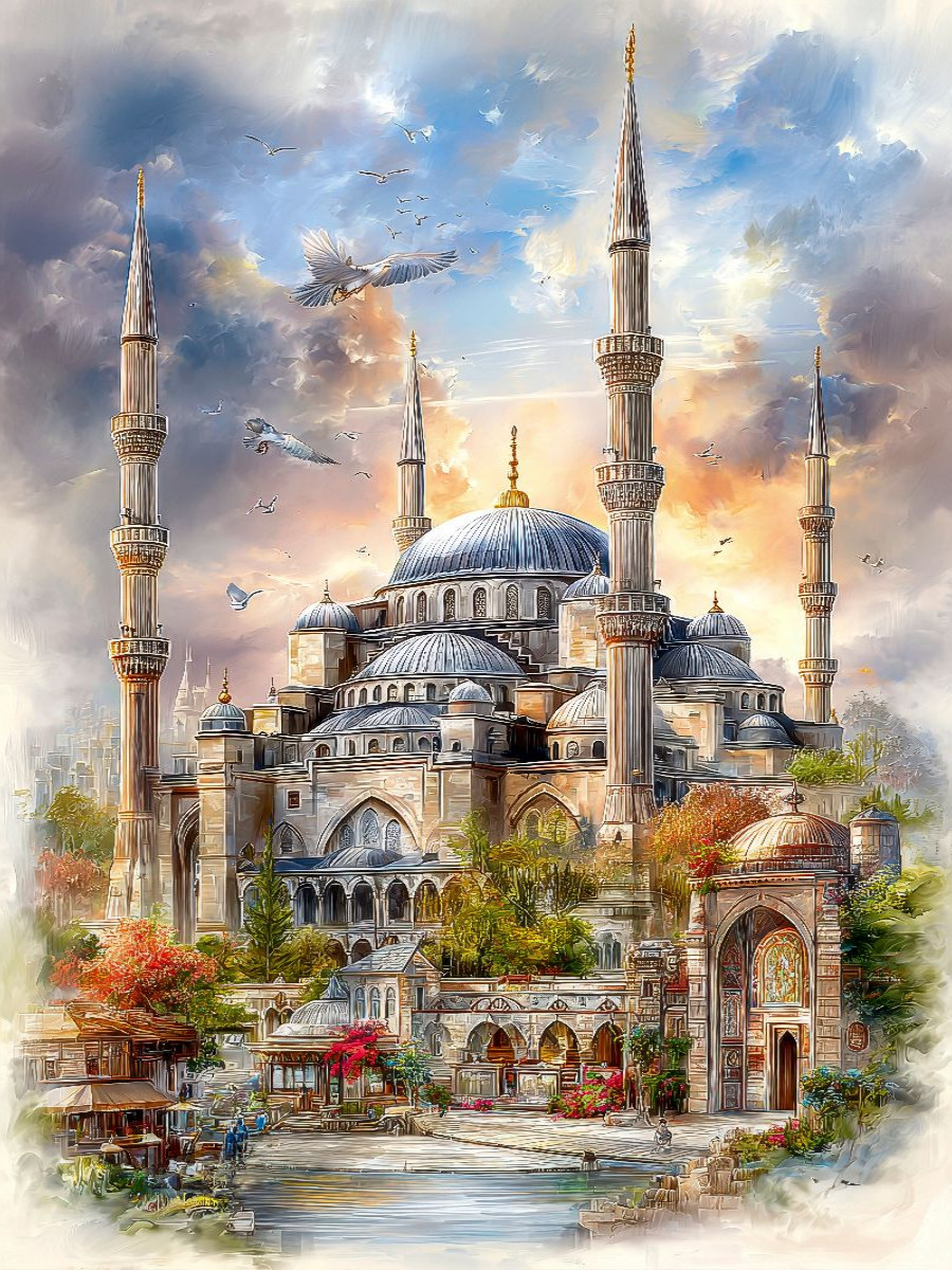 Istanbul - Sultan-Ahmed-Moschee