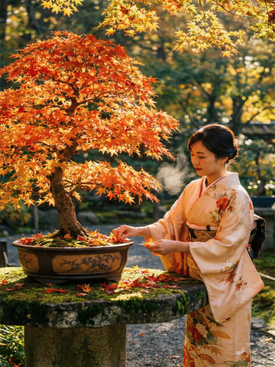 Bonsai: Japanischer Ahorn (Acer palmatum)