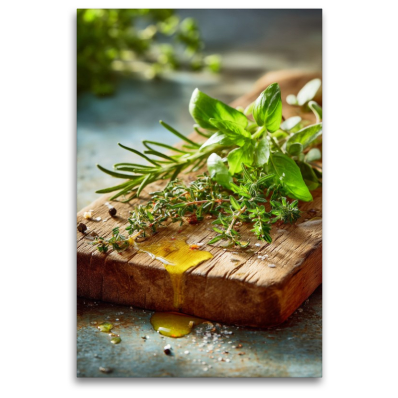 Kräuter in Öl sind ein Gedicht aus Erde und Flamme