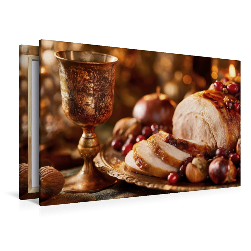 Ein gedeckter Tisch voller Dankbarkeit und Herbstgold