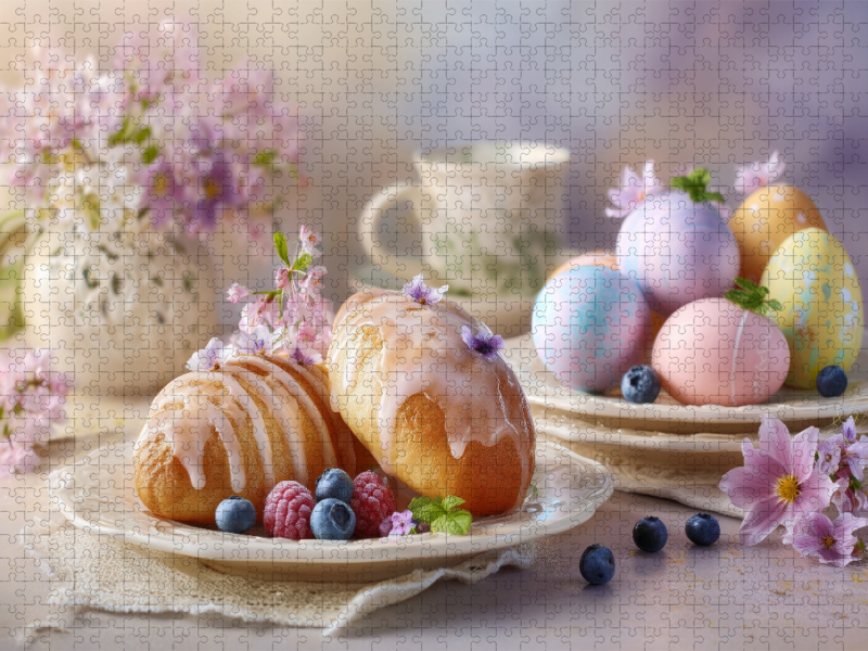 Ostern flüstert in Pastell und süßen Versprechen