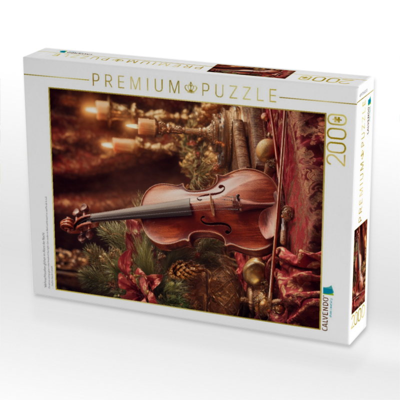 Weihnachtssaiten glühen im Atem der Nacht