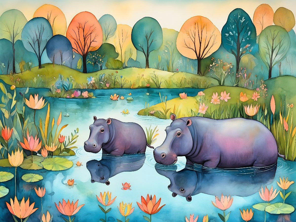 Nilpferde im Wunderland