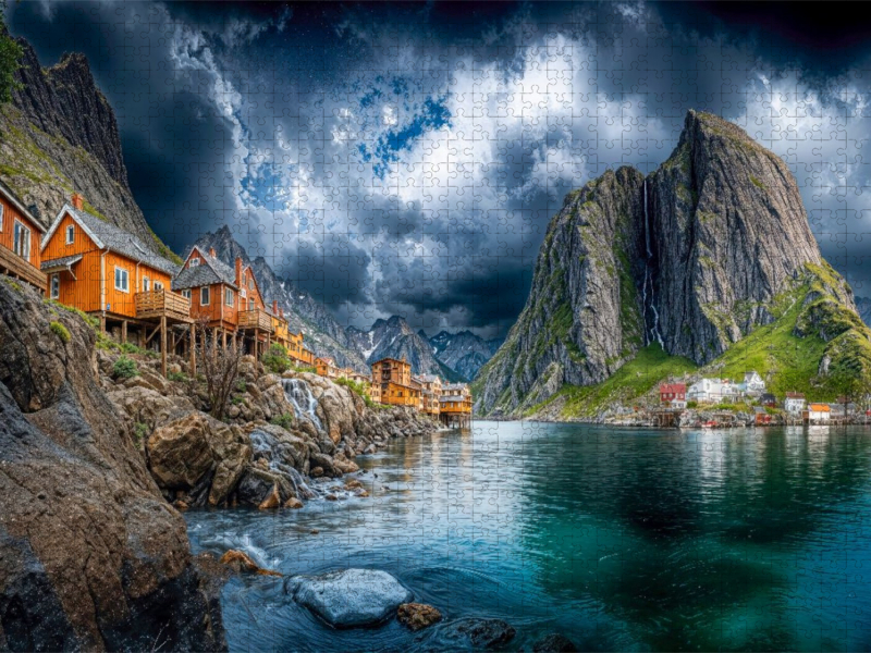 Das malerische Fischerdorf Nusfjord