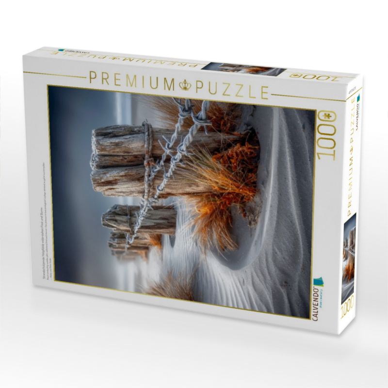 Strandschützende Holzpfähle widerstehen Frost und Sturm