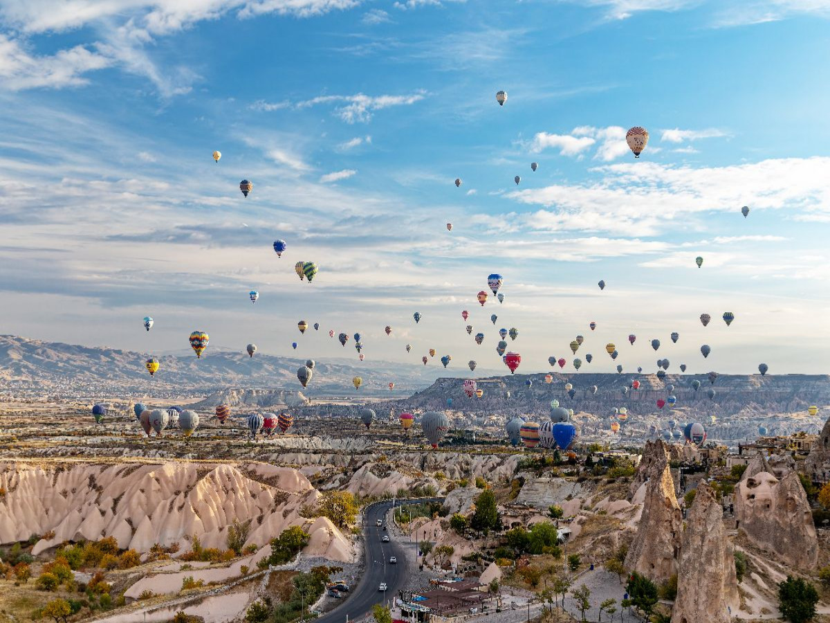 Ballone über Uchisar