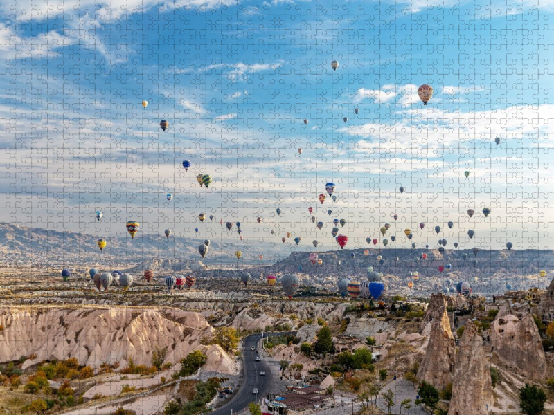 Ballone über Uchisar