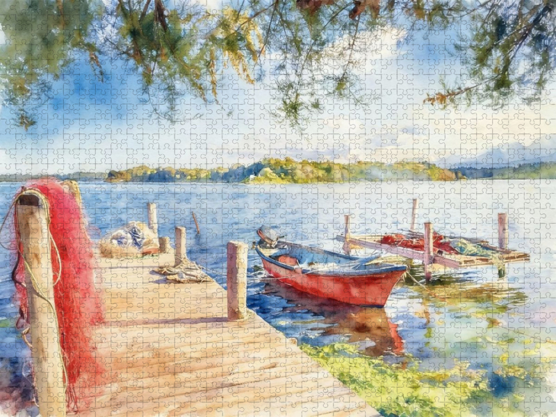 Promenado de l'etang d'Urbine