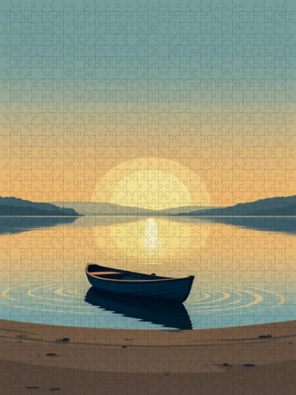 Ruhe auf dem offenen Wasser