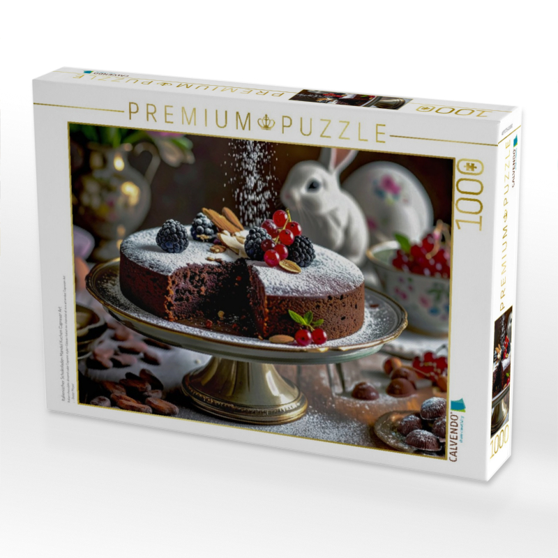 Italienischer Schokoladen Mandel Kuchen Capreser Art