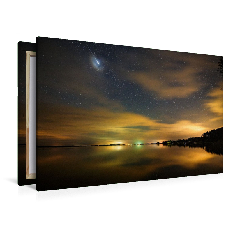 Sternschnuppe über dem Fleesensee