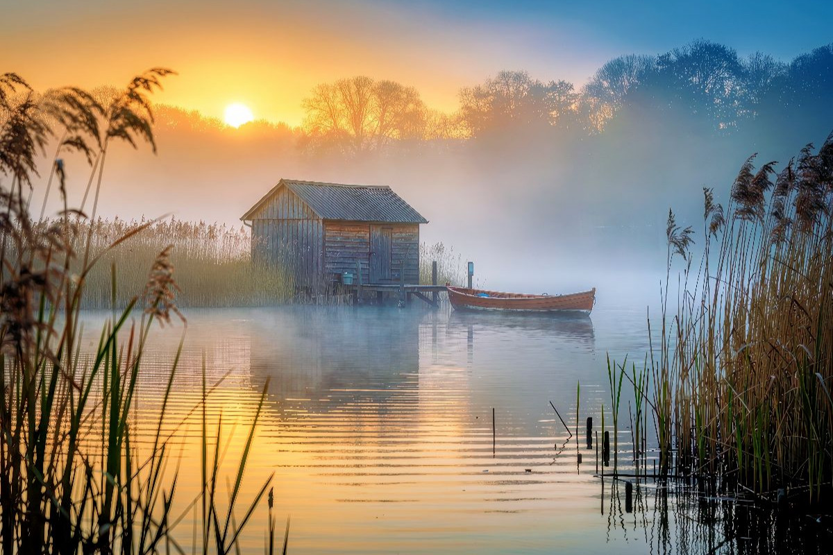 Natur, die den Atem glättet.