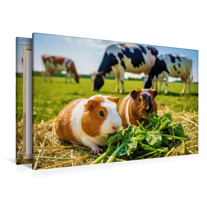 Fressen mit den Kühen.