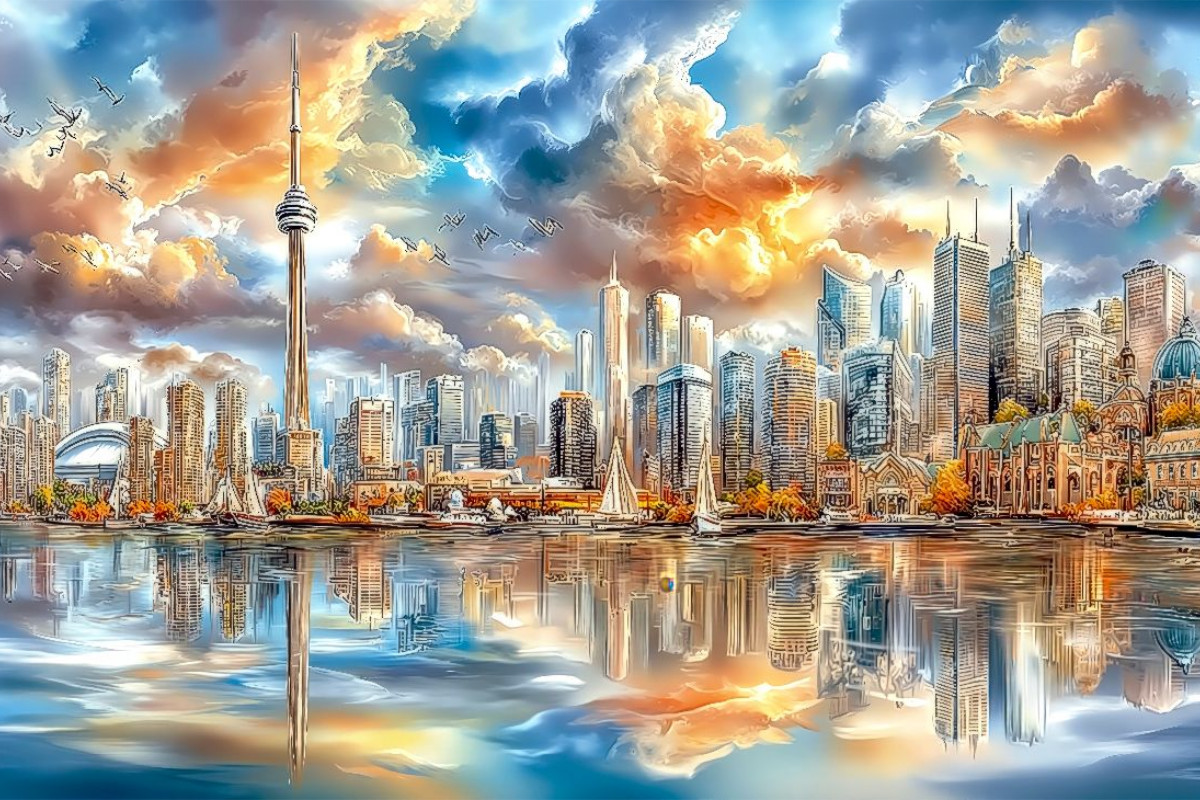Die Skyline von Toronto