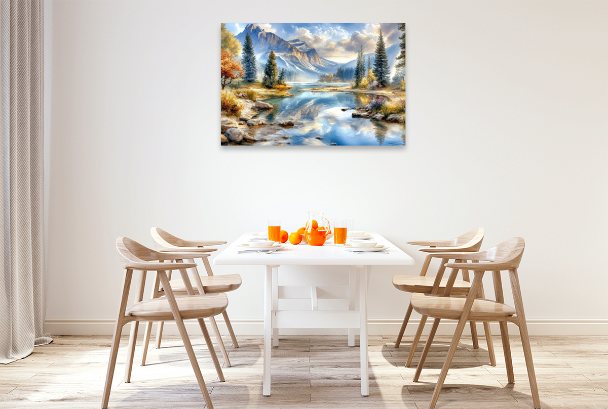 Emerald Lake im Yoho-Nationalpark in British Columbia