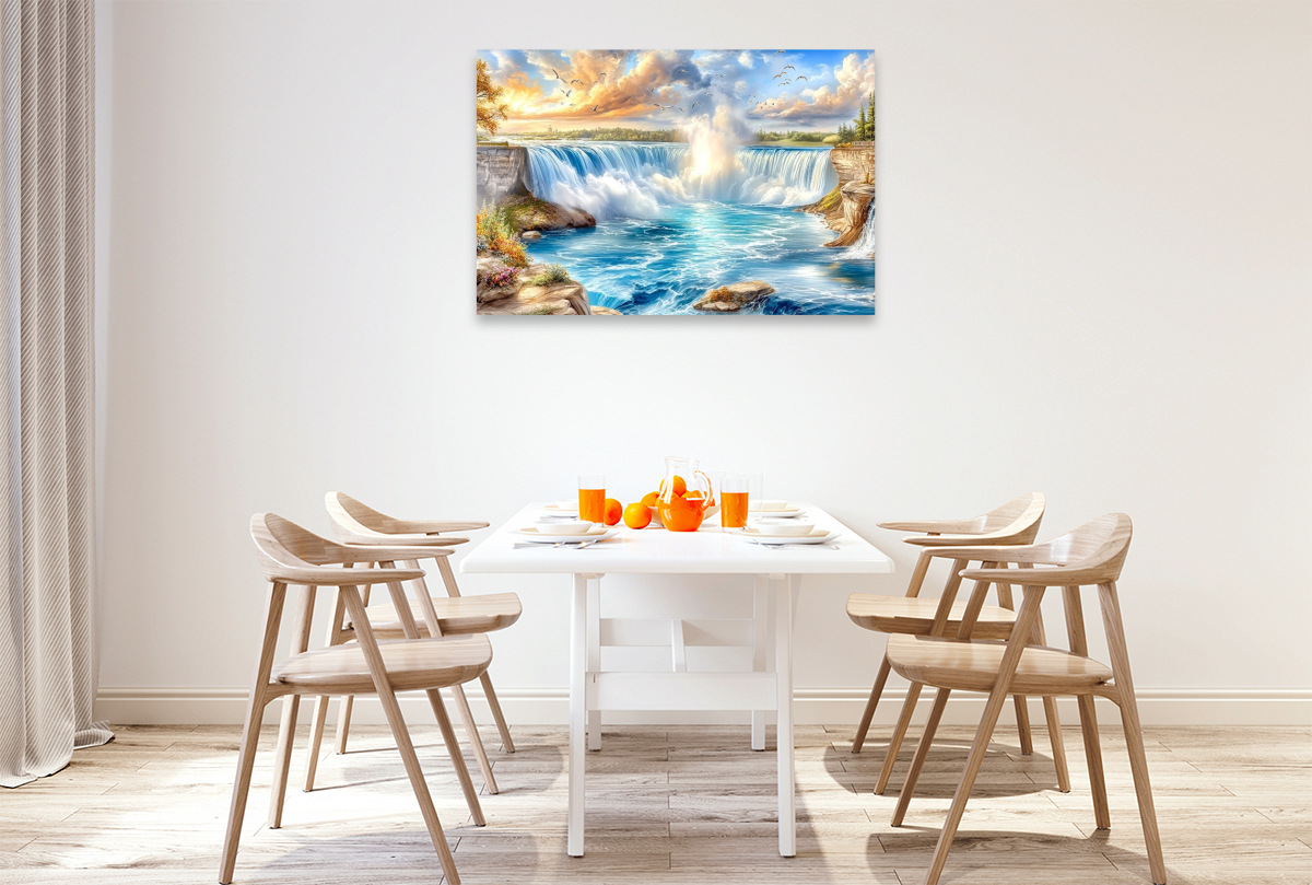 Die Niagarafälle in der Provinz Ontario