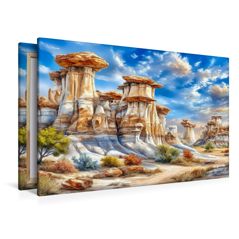 Die Hoodoos in Drumheller in der Provinz Alberta