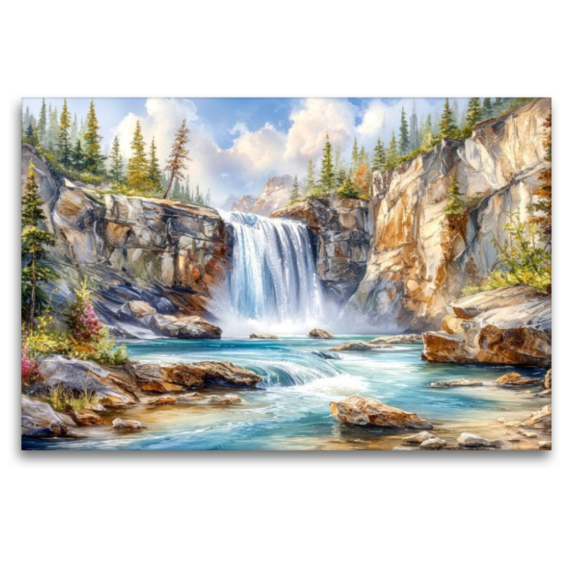 Virginia Falls im Nahanni National Park Reserve