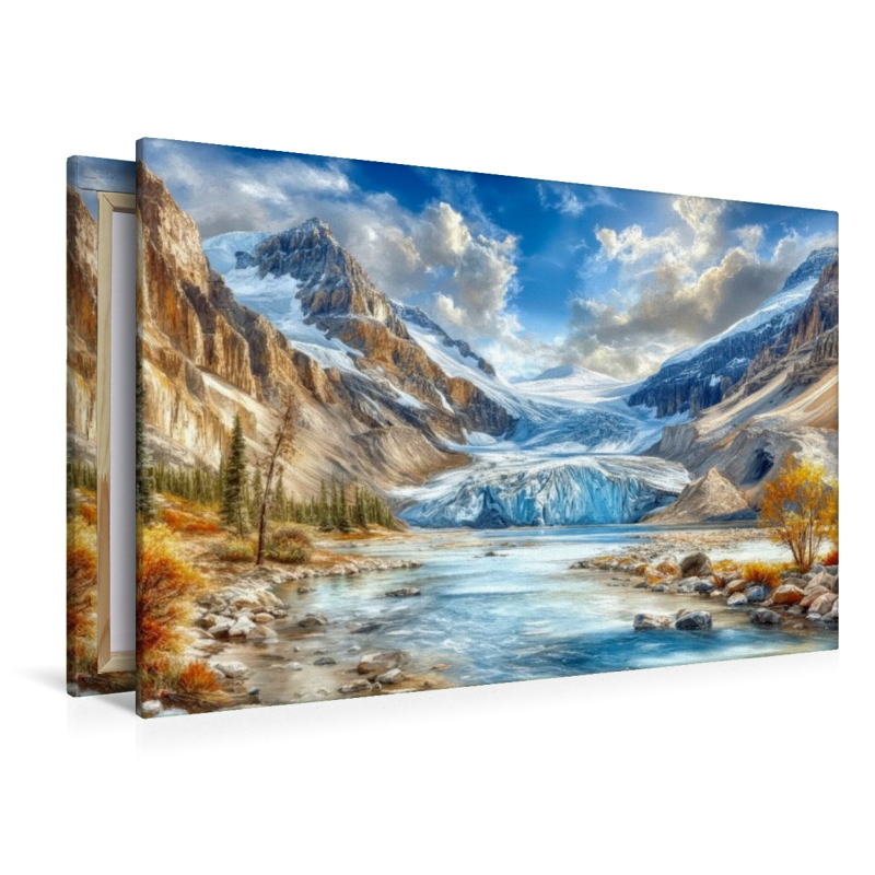 Athabasca Gletscher in den Rocky Mountains