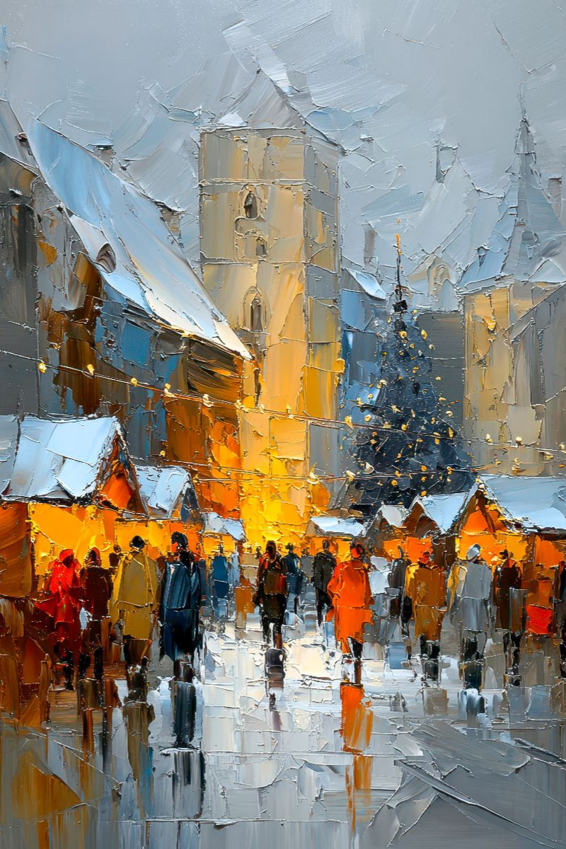 Deutschland - idyllischer Weihnachtsmarkt