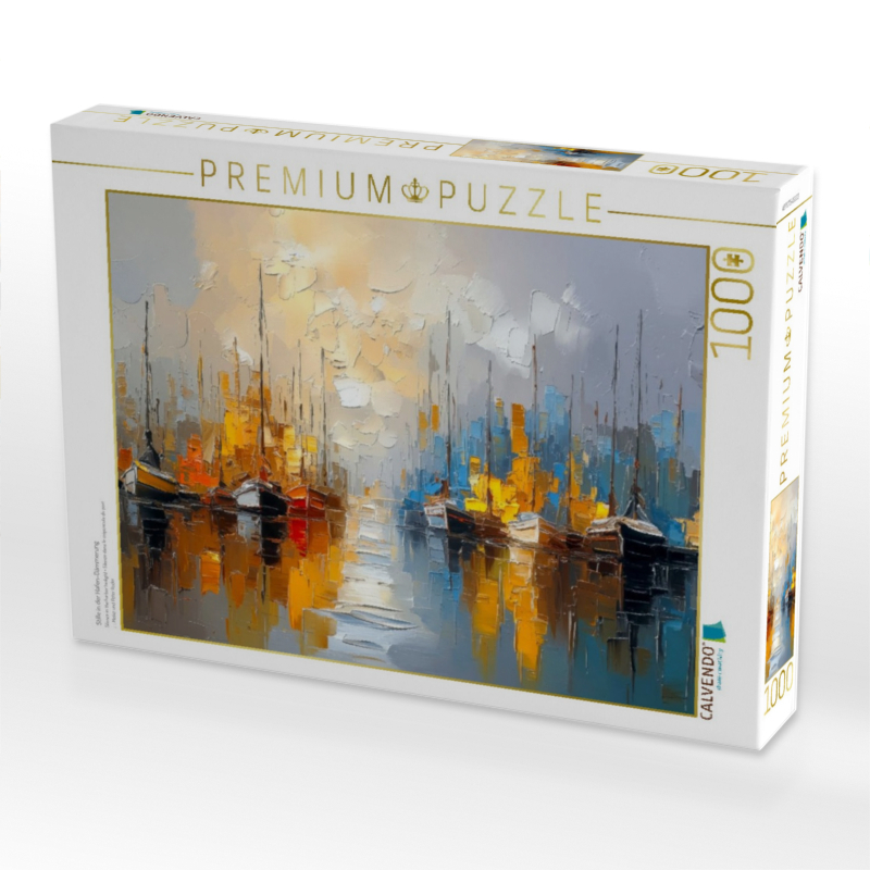 Stille in der Hafen-Dämmerung