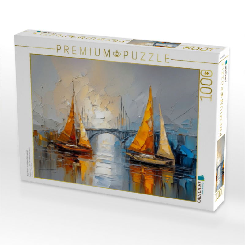 Segelboote in ruhigem Fahrwasser