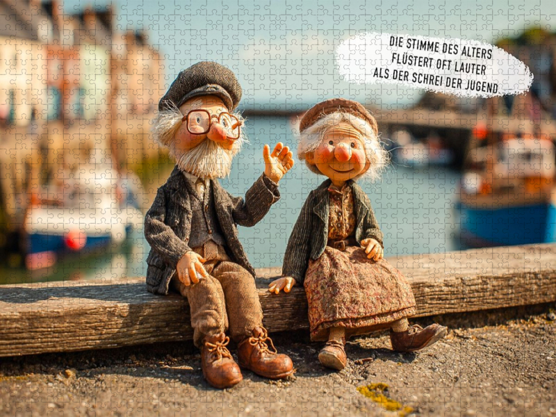 Ein Motiv aus dem Kalender Oma und Opa - Sprüche über das Alter