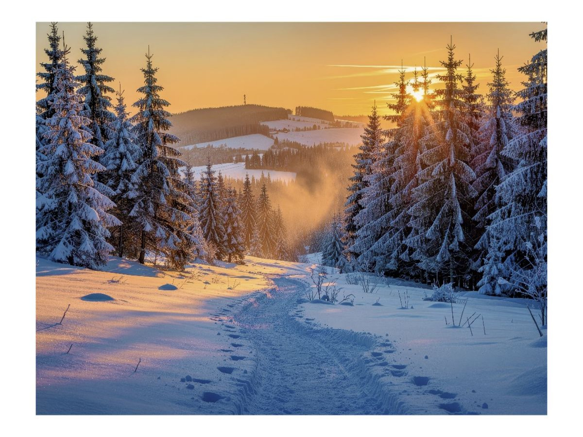 Winter wie früher – mitten in Thüringens Bergen.
