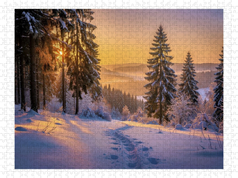 Ein Motiv aus dem Kalender Thüringer Winterlandschaften
