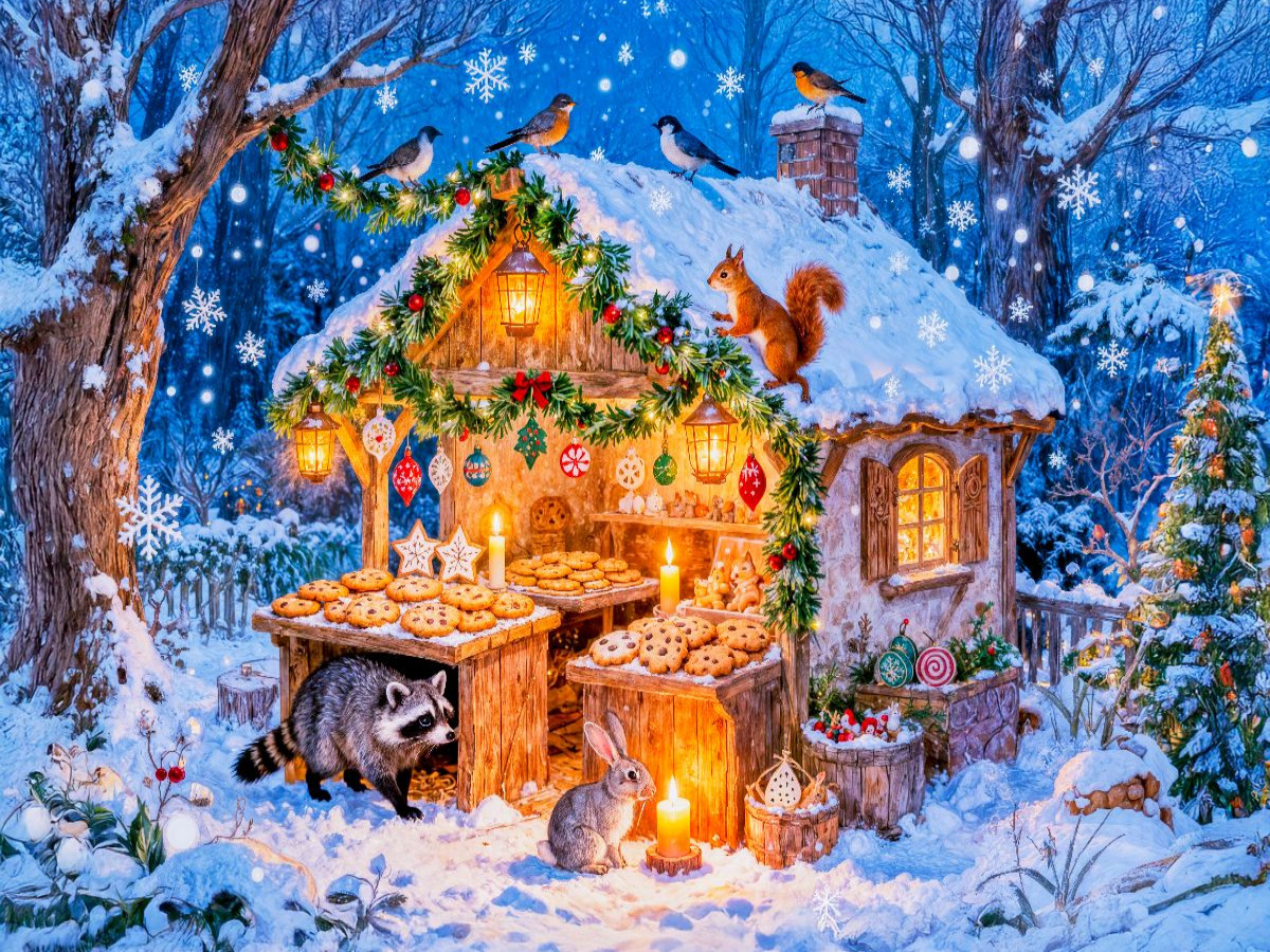 Niedliche Waldcottages mit tierischen Freunden