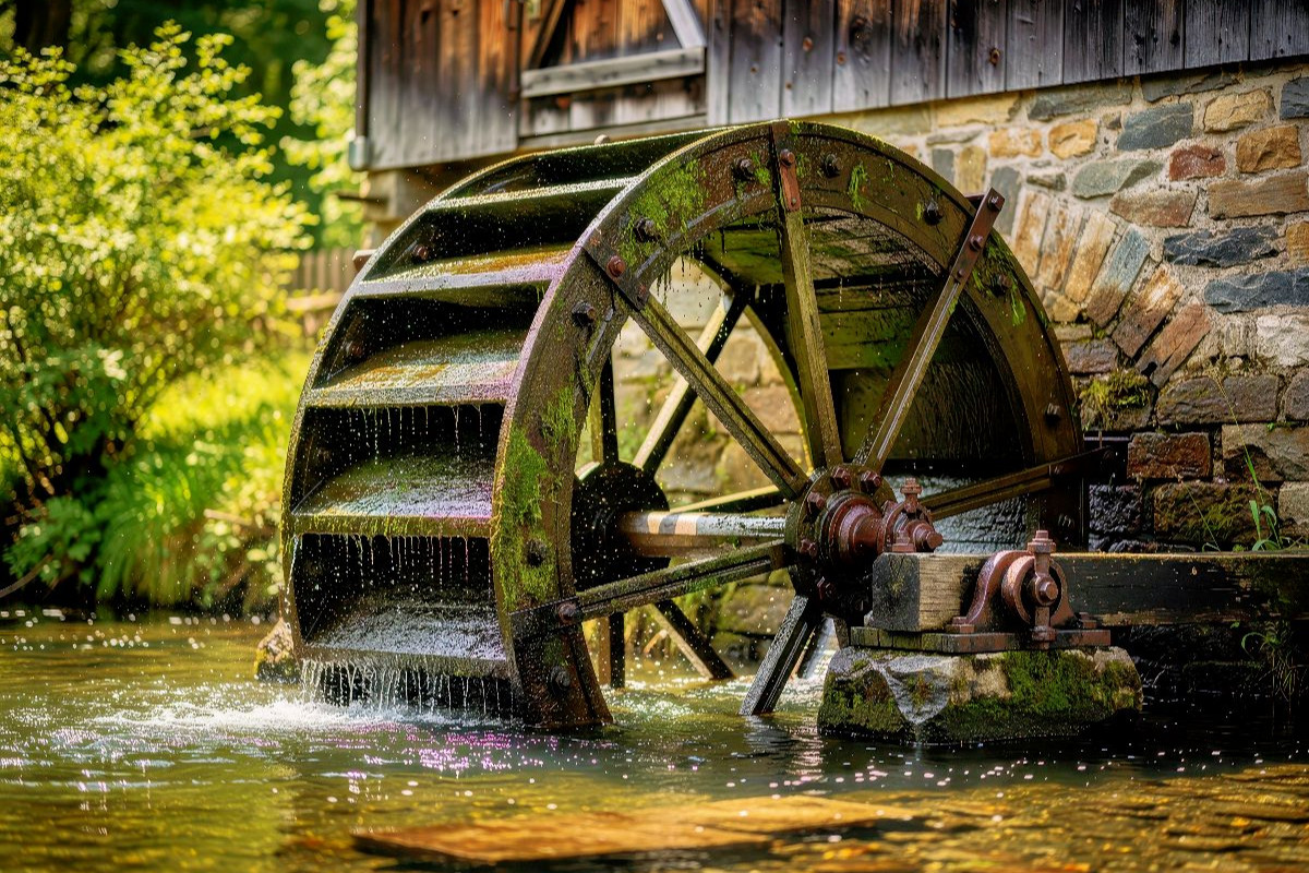Ein Motiv aus dem Kalender Natur und Wassermühlen