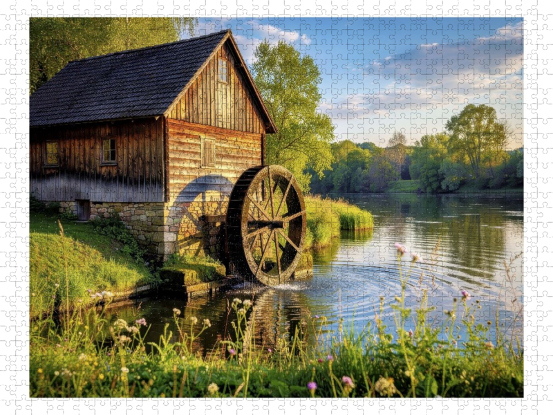 Energie aus Bewegung – die Kraft der Mühle.