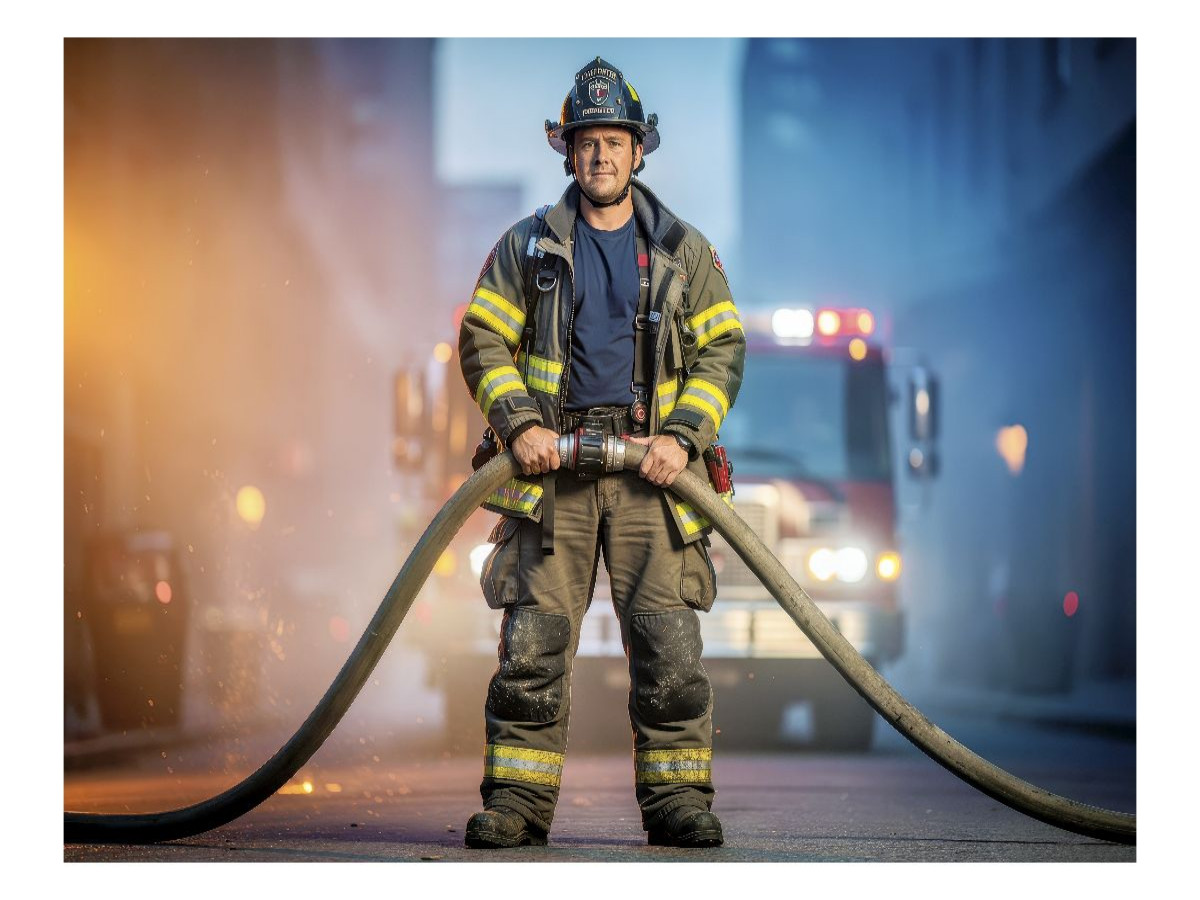 Echte Helden tragen Helm und Herz am rechten Fleck.