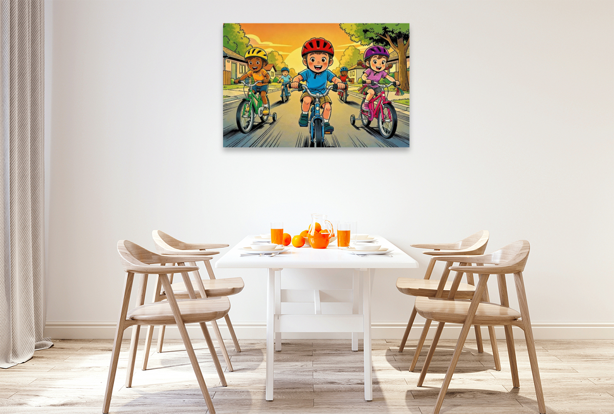 Ein Motiv aus dem Kalender Mein erstes Fahrrad - Comic