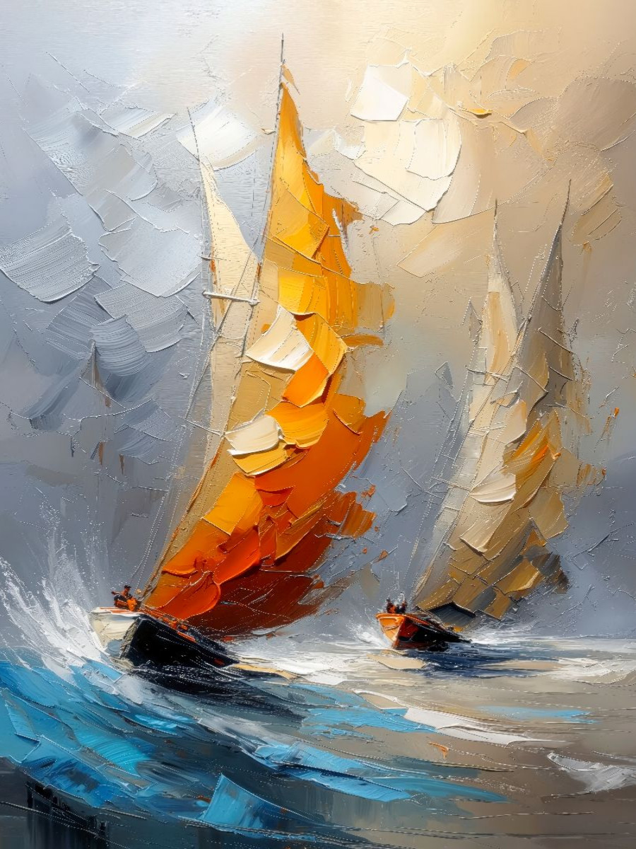 Zwei Yachten - ein Ziel