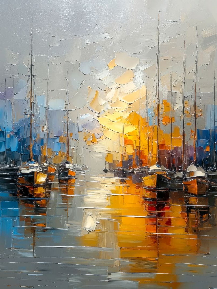 Abendstimmung im Hafen