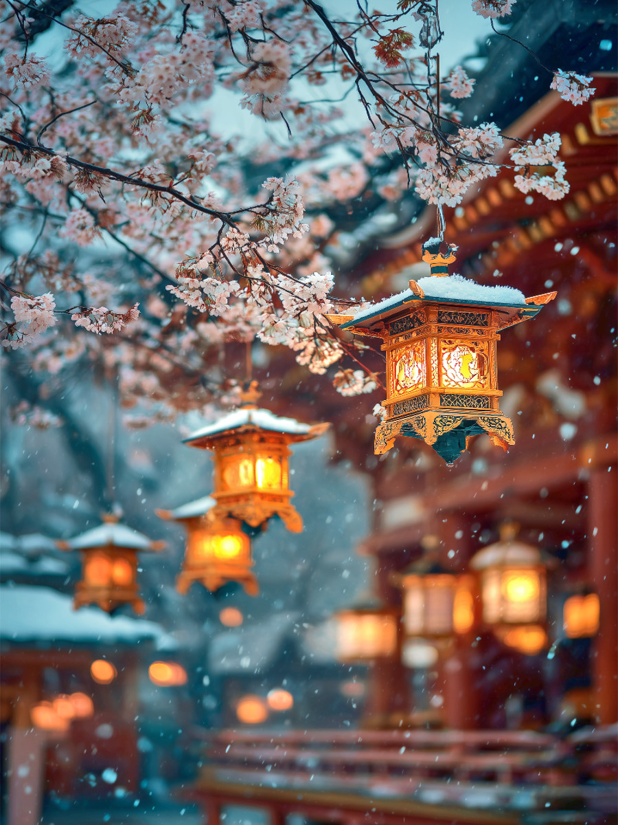 Ein Hauch von Blüte im Schweigen des Winters