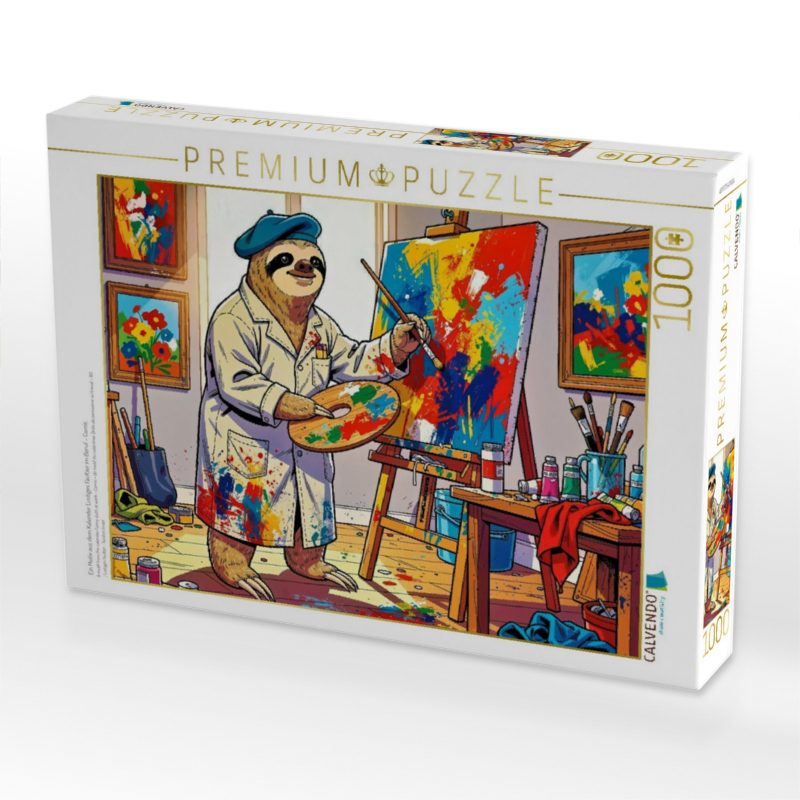 Ein Motiv aus dem Kalender Lustiges Faultier im Beruf - Comic