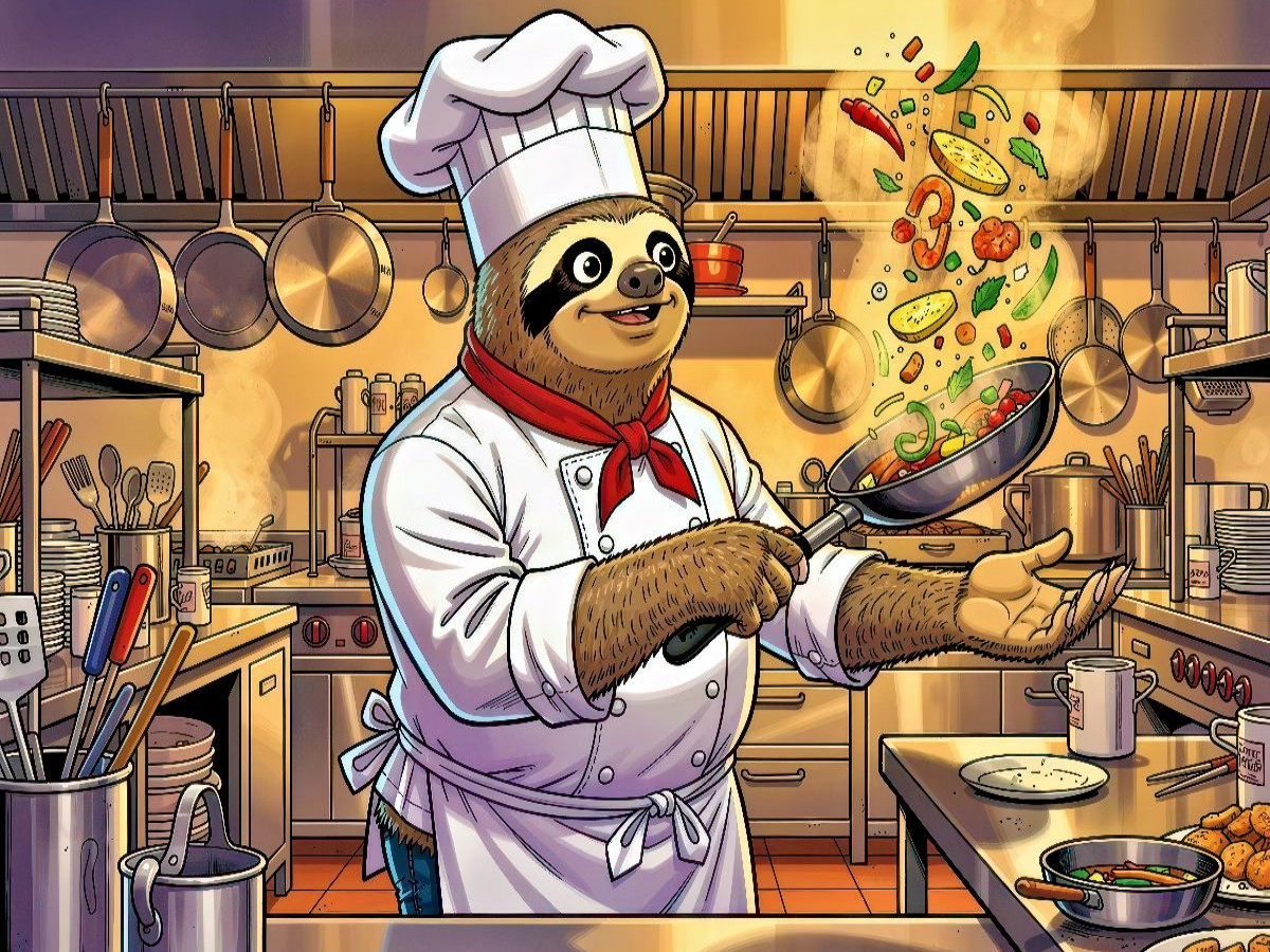 Ein Motiv aus dem Kalender Lustiges Faultier im Beruf - Comic