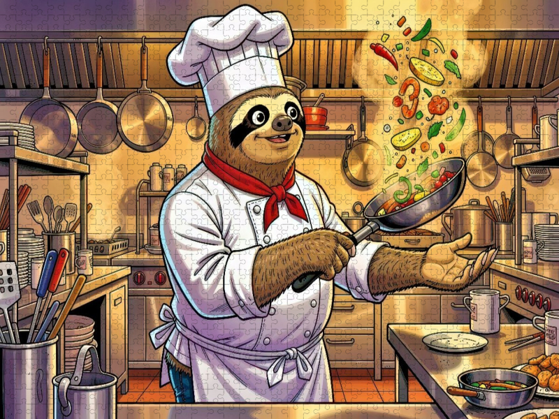 Ein Motiv aus dem Kalender Lustiges Faultier im Beruf - Comic