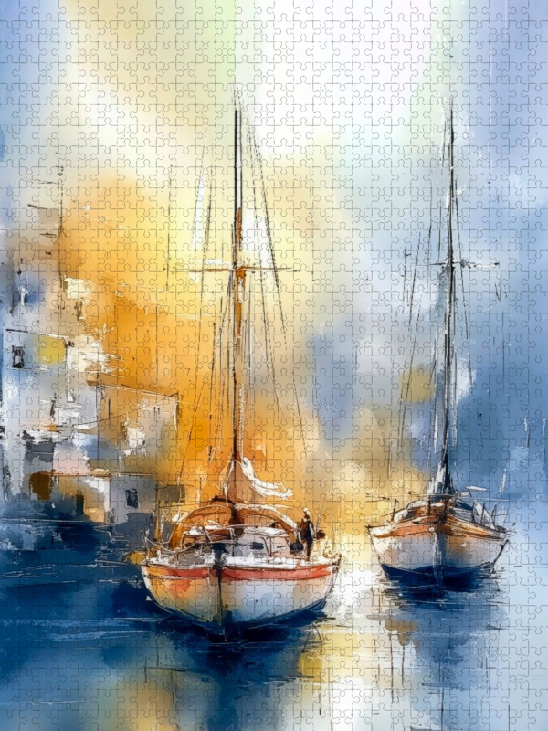 Ausfahrt aus dem schützenden Hafen