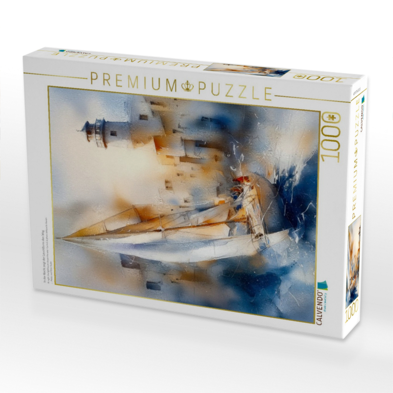 In der Nacht zeigt der Leuchtturm den Weg