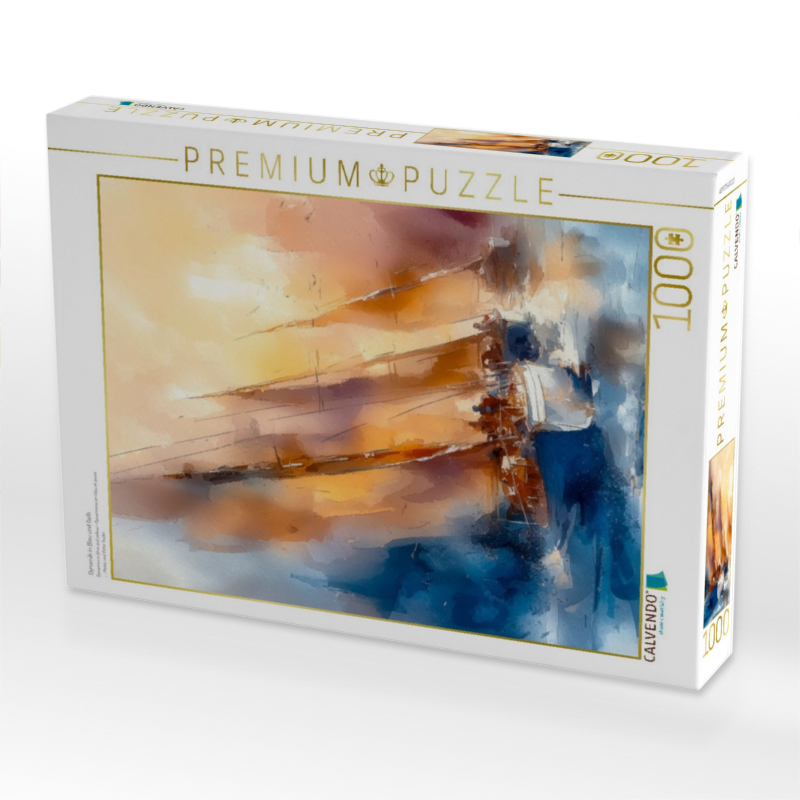 Dynamik in Blau und Gelb