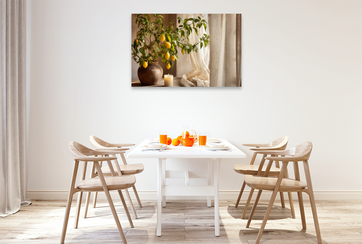 Kerzenschein trifft Zitronenduft