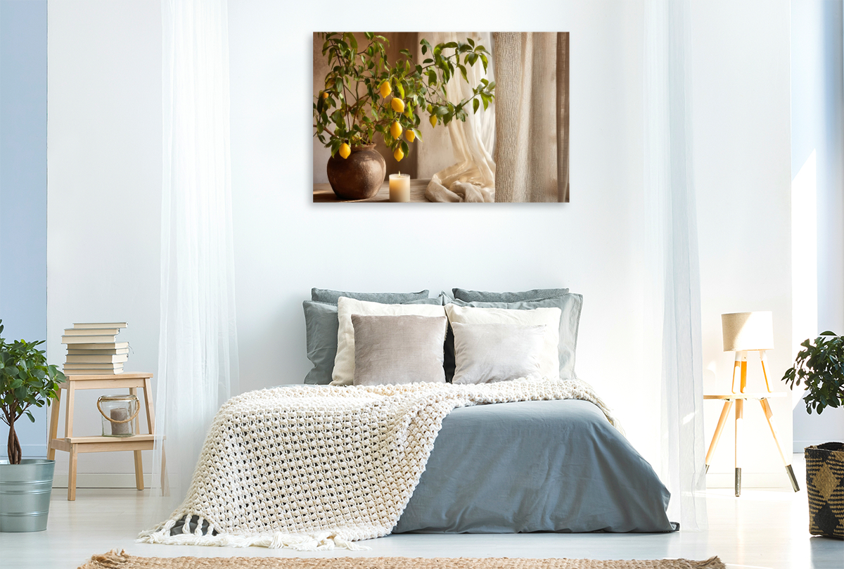 Kerzenschein trifft Zitronenduft