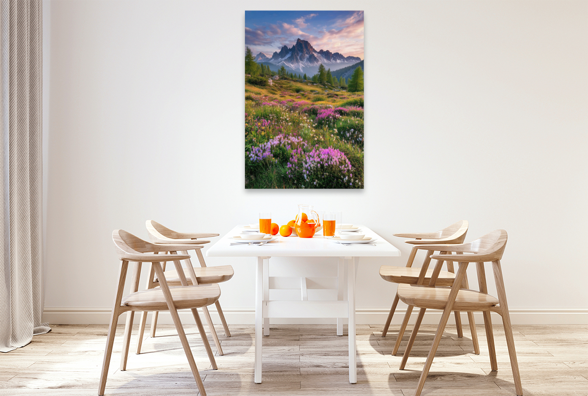 Blüten tragen die Sprache der Berge